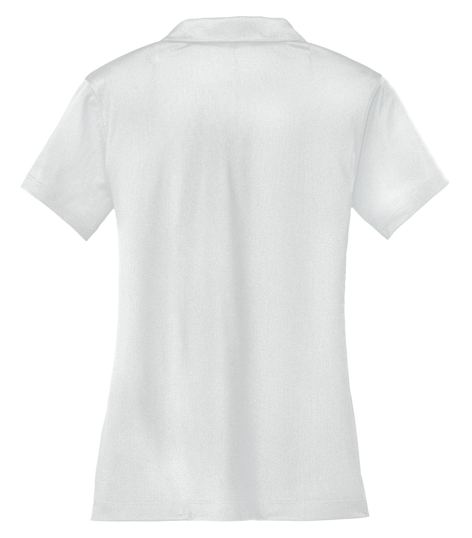 Nike Dri-FIT VERTICAL MESH LADIES' POLO (637165) - Flat Back White