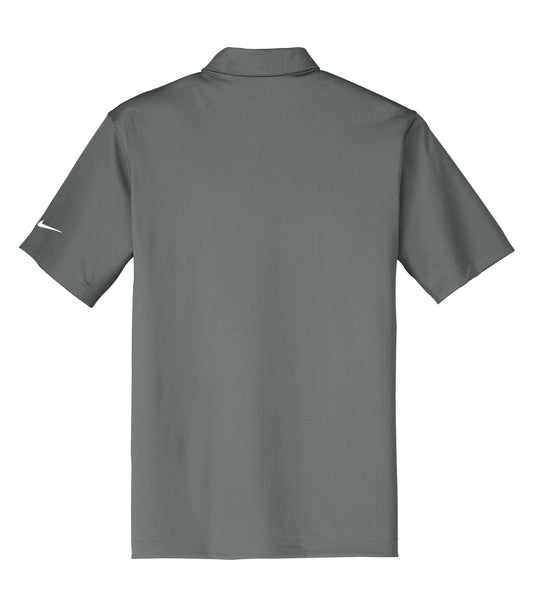 NIKE Dri-FIT VERTICAL MESH POLO - Anthracite