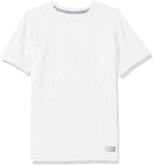 Russell Athletic Boys' Performance Cotton T-Shirt - White