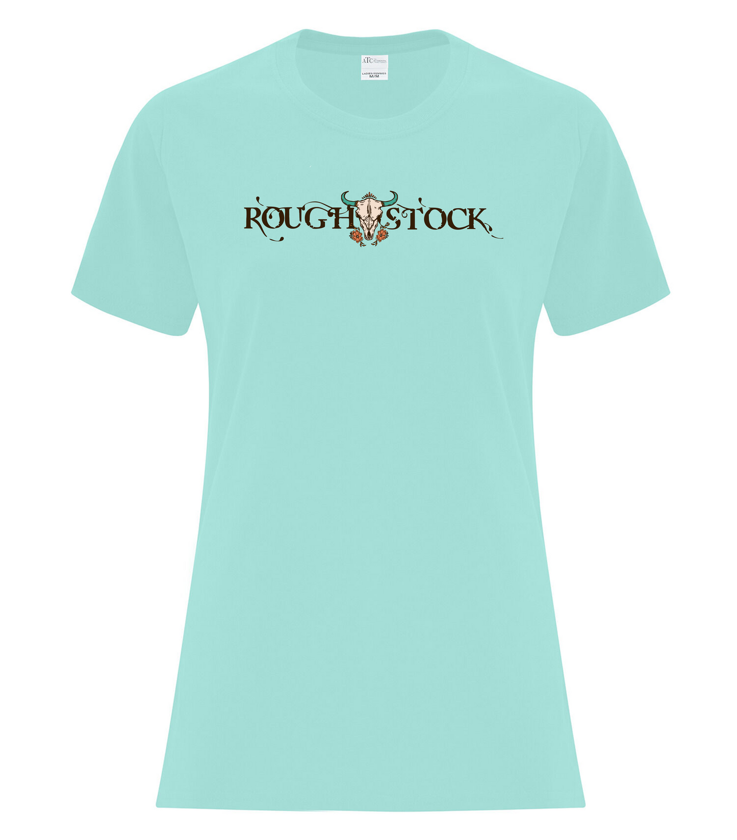 ATC EVERYDAY COTTON LADIES' TEE (ATC1000L) - Main   True Celadon