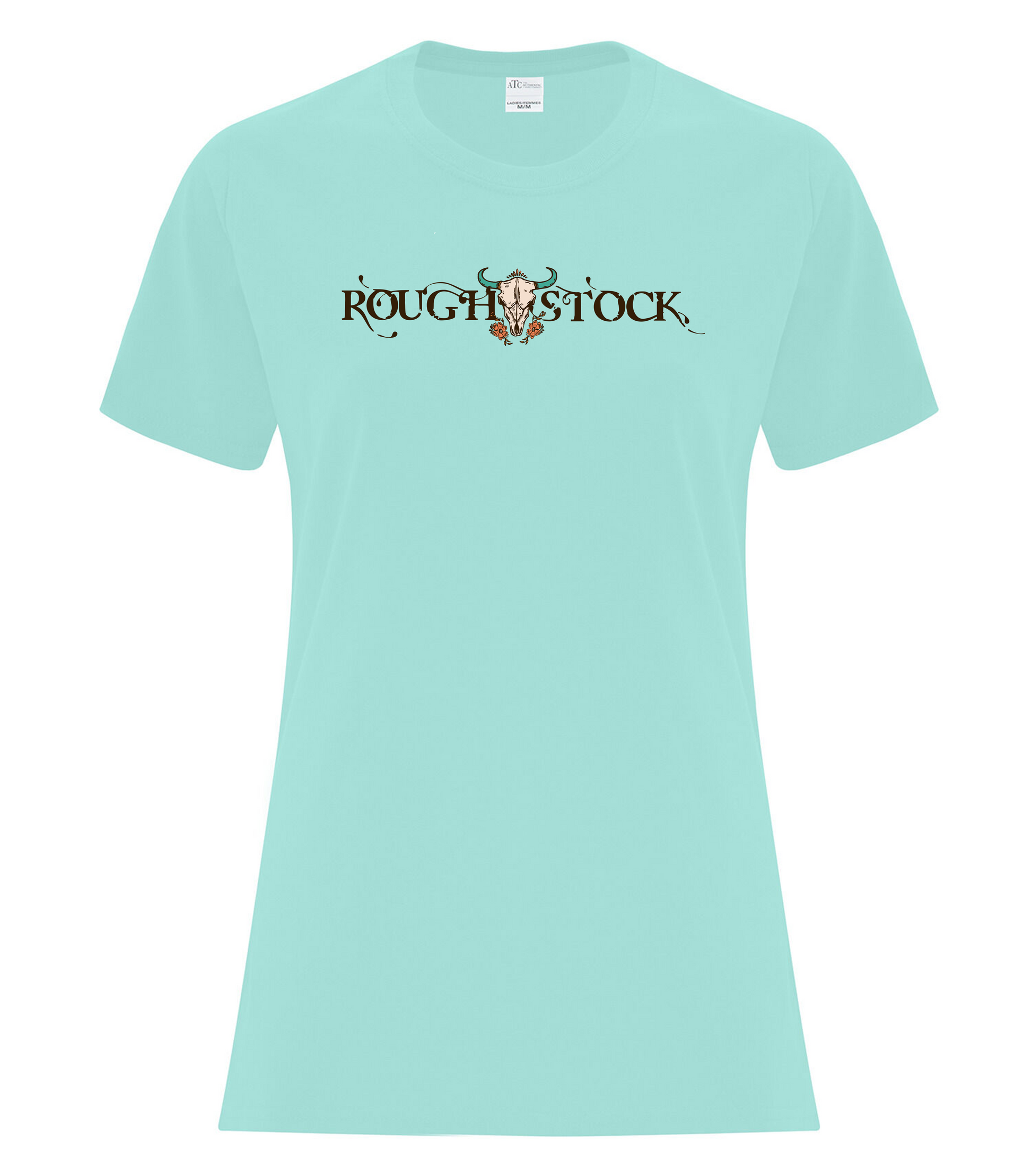 ATC EVERYDAY COTTON LADIES' TEE (ATC1000L) - Main   True Celadon