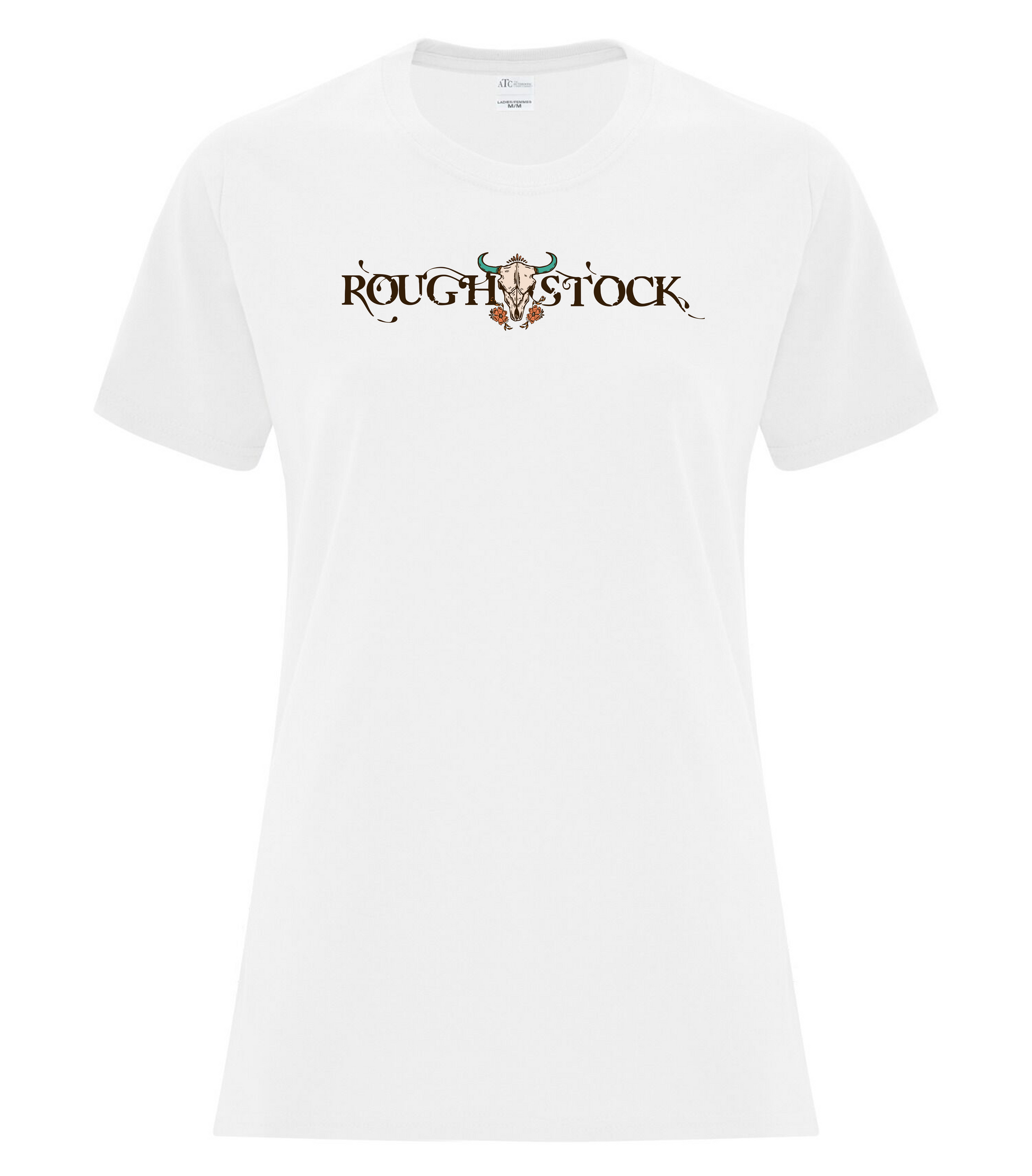 ATC EVERYDAY COTTON LADIES' TEE (ATC1000L) - Main   White Celadon