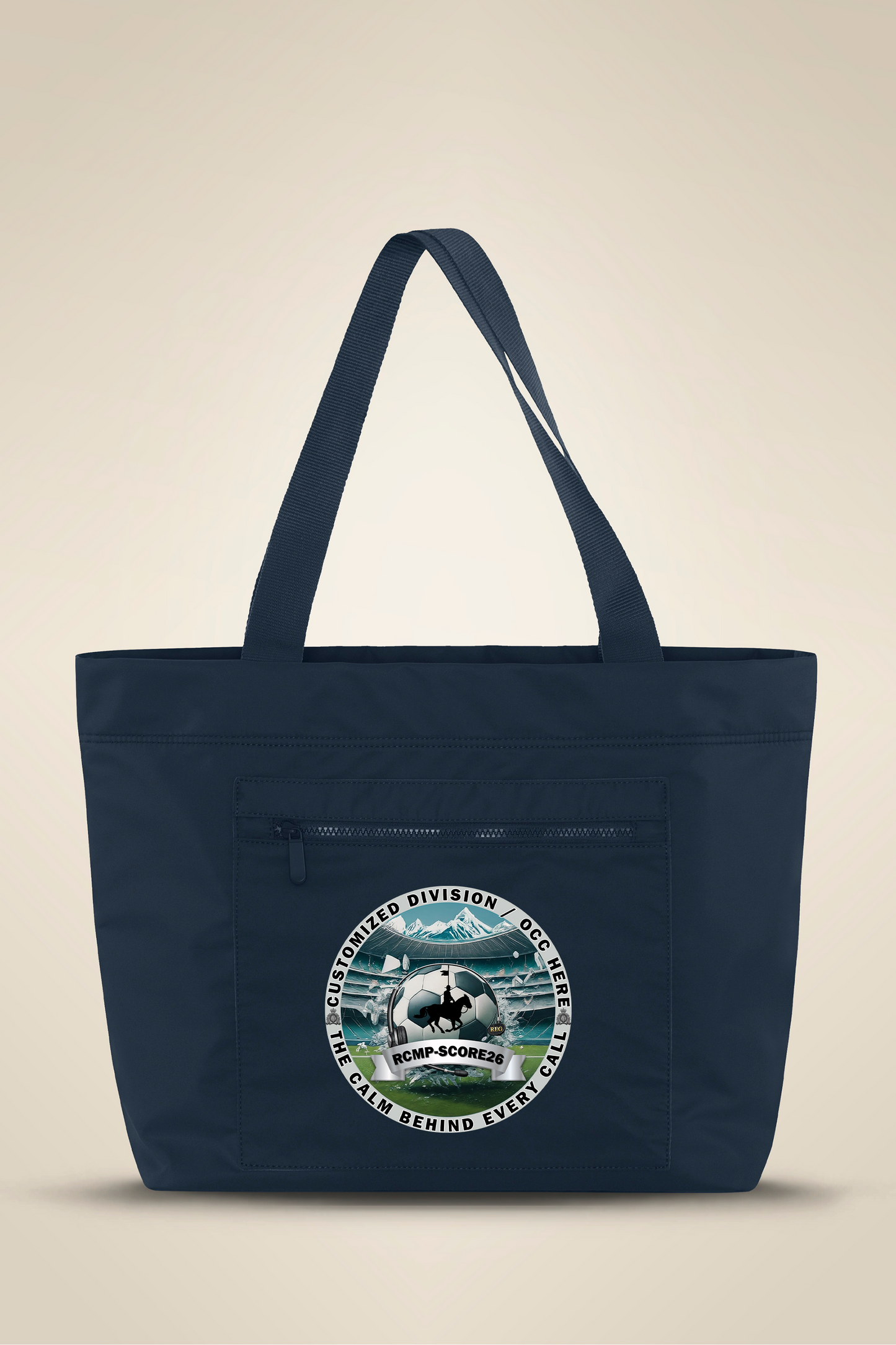**NEW** SCORE 28L CUSTOM TOTE BAG (ZIPPERED)