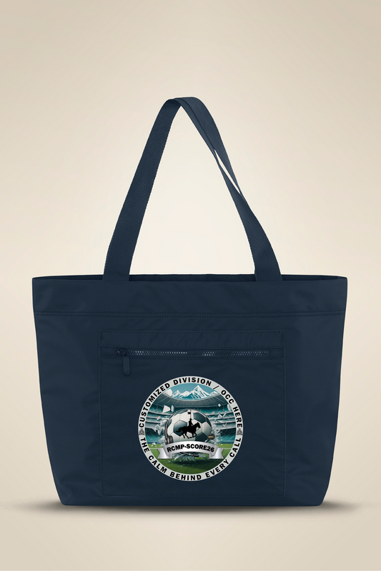 **NEW** SCORE 28L CUSTOM TOTE BAG (ZIPPERED)