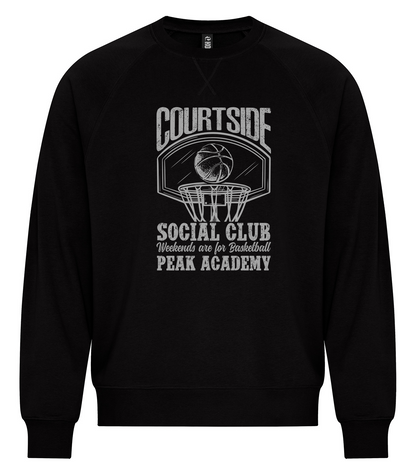 PEAK ACADEMY COURTSIDE GRUNGE CREWNECK