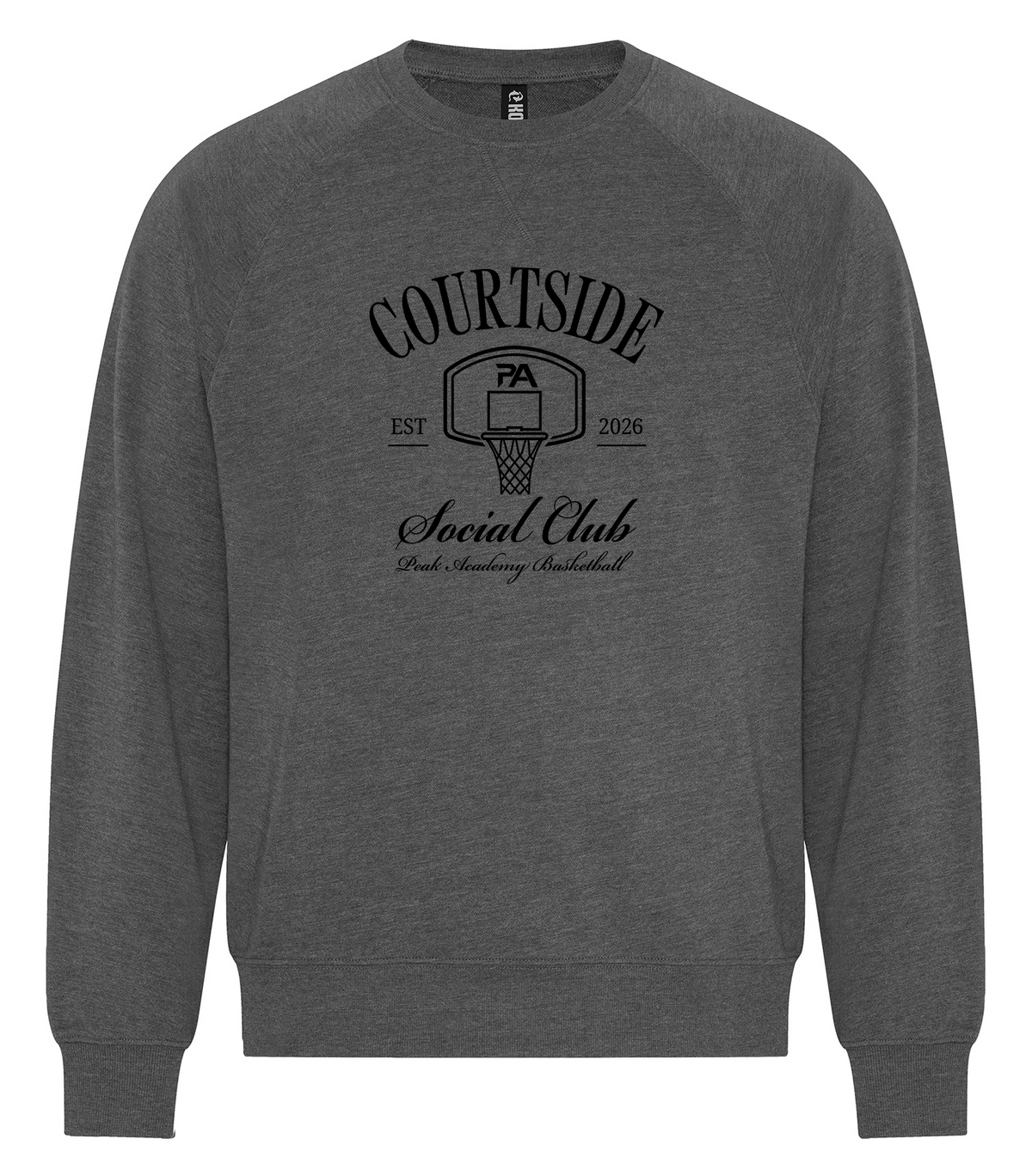PEAK ACADEMY COURTSIDE CLASSIC CREWNECK