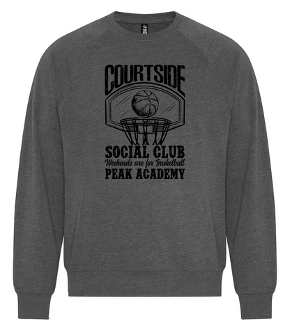PEAK ACADEMY COURTSIDE GRUNGE CREWNECK