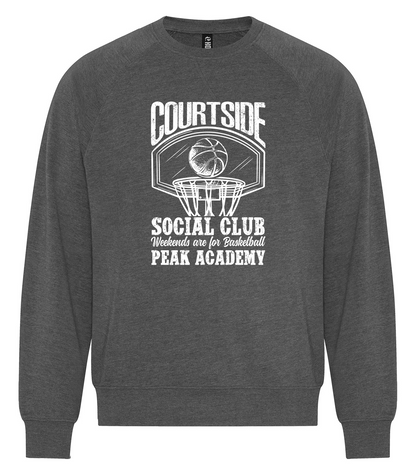 PEAK ACADEMY COURTSIDE GRUNGE CREWNECK