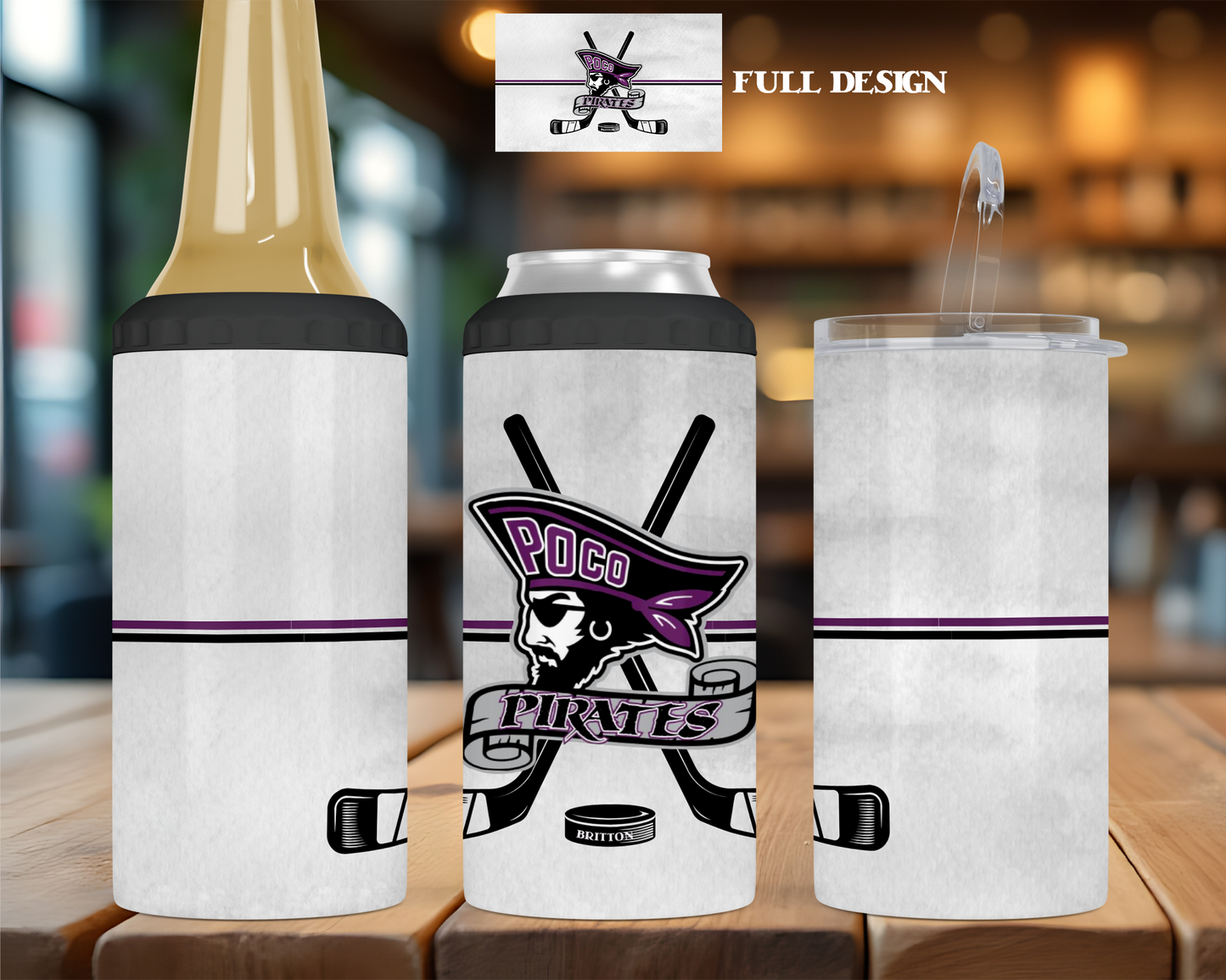 Poco Pirates Coozie Tumbler