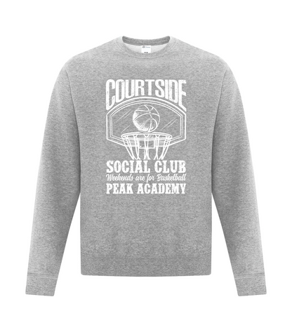 PEAK ACADEMY COURTSIDE GRUNGE CREWNECK