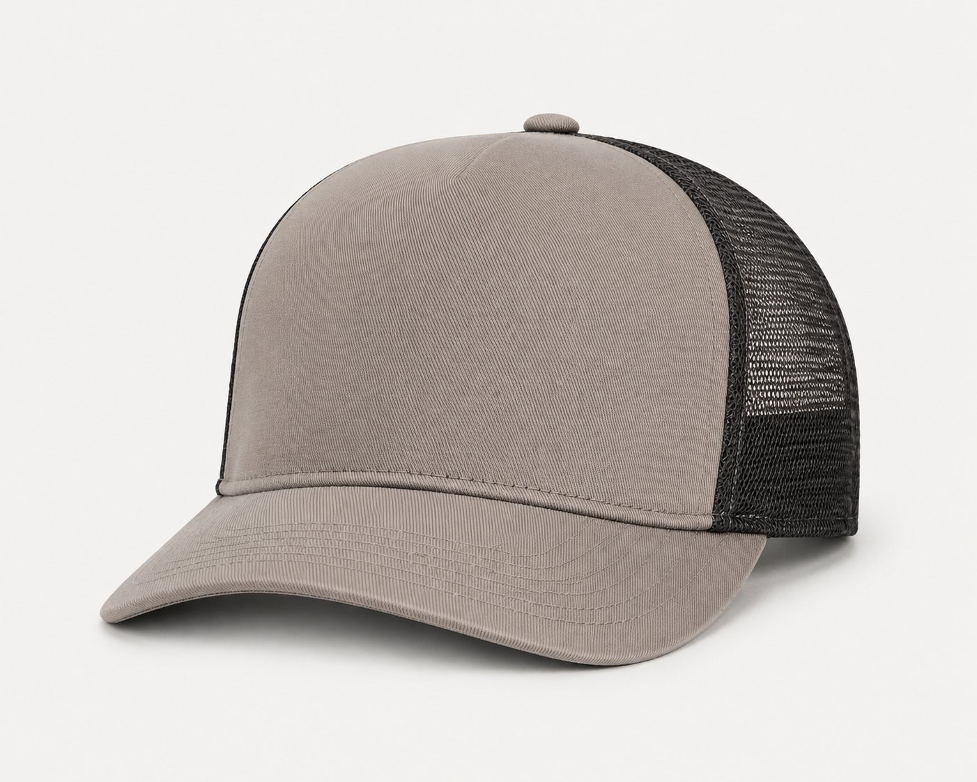 INIVI Seamless-Front Trucker Cap – Grey