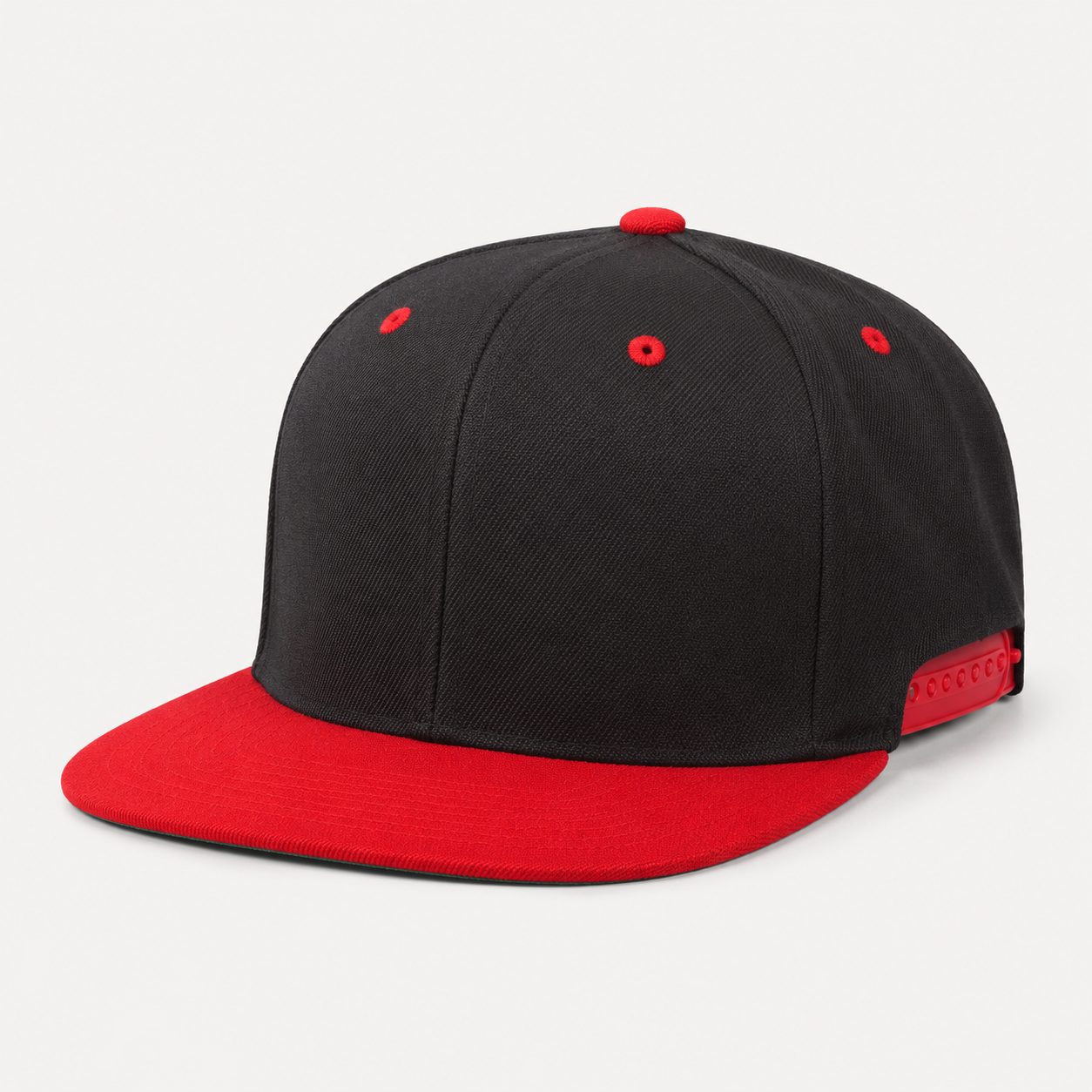 Yupoong Snapback – Black and Red