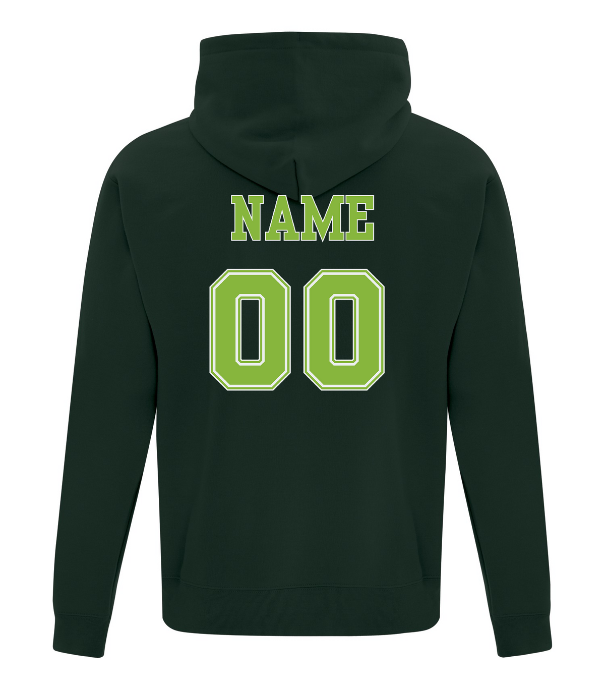 ICE GATORS hoodie personalized back mockup