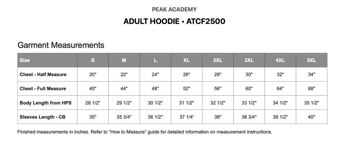 TEAM PEAK HOODIES