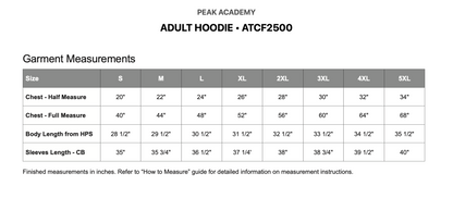 TEAM PEAK HOODIES