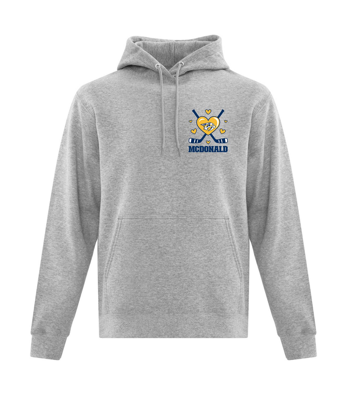 TRI-CITIES FEMALE ICE HOCKEY PREDATORS HOODIES - ADULT