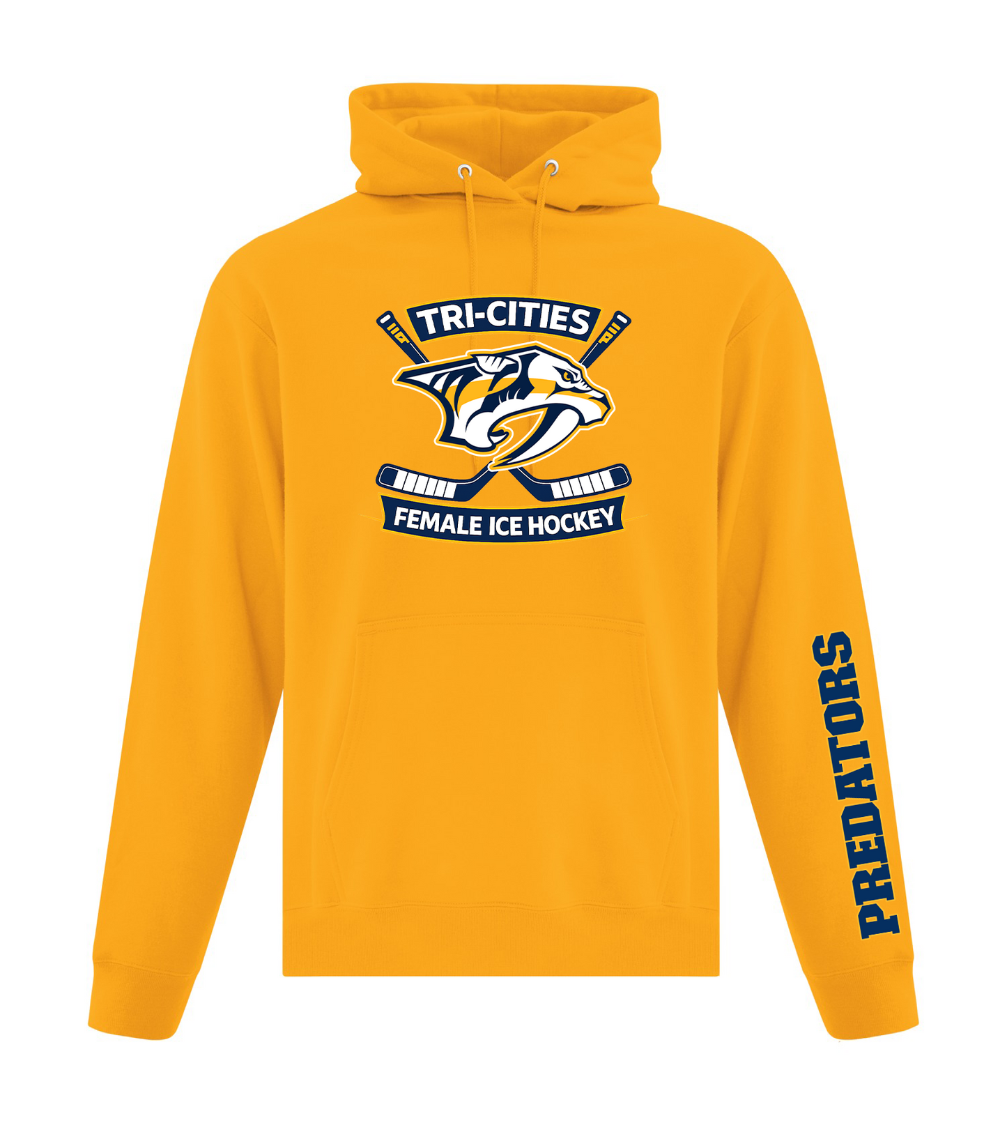 TRI-CITIES FEMALE ICE HOCKEY PREDATORS 2026 HOODIES - ADULT