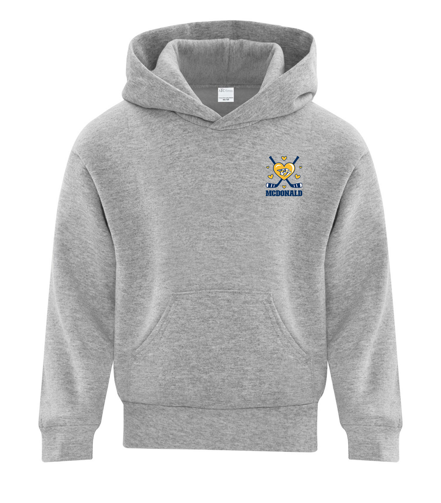 TRI-CITIES FEMALE ICE HOCKEY PREDATORS HOODIES - YOUTH