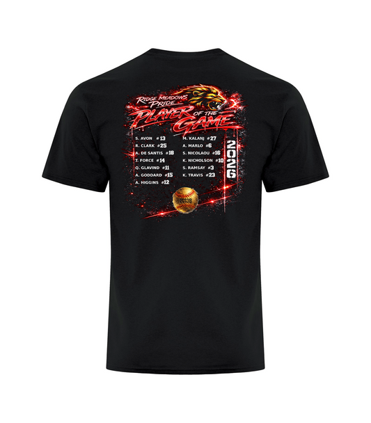 RIDGE MEADOWS PRIDE - PLAYER OF THE GAME TEES