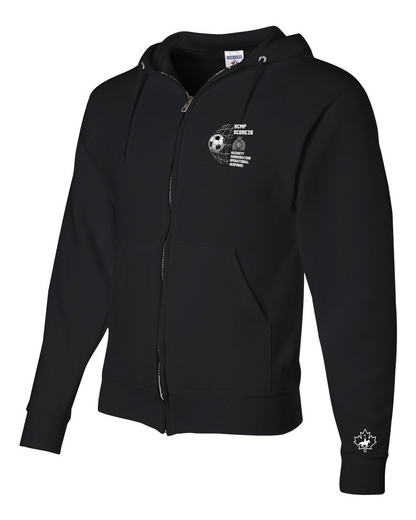 SCORE ZIP HOODIES