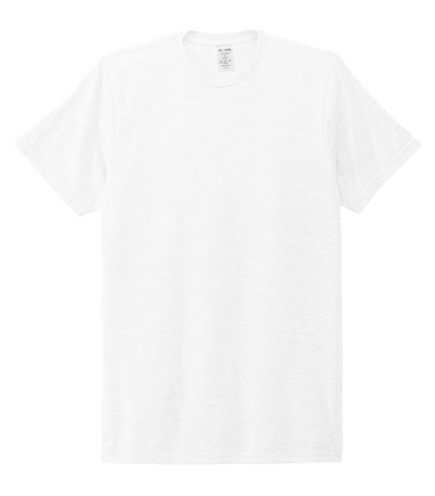 Allmade UNISEX TRI-BLEND TEE (AL2004CA) - Bright White