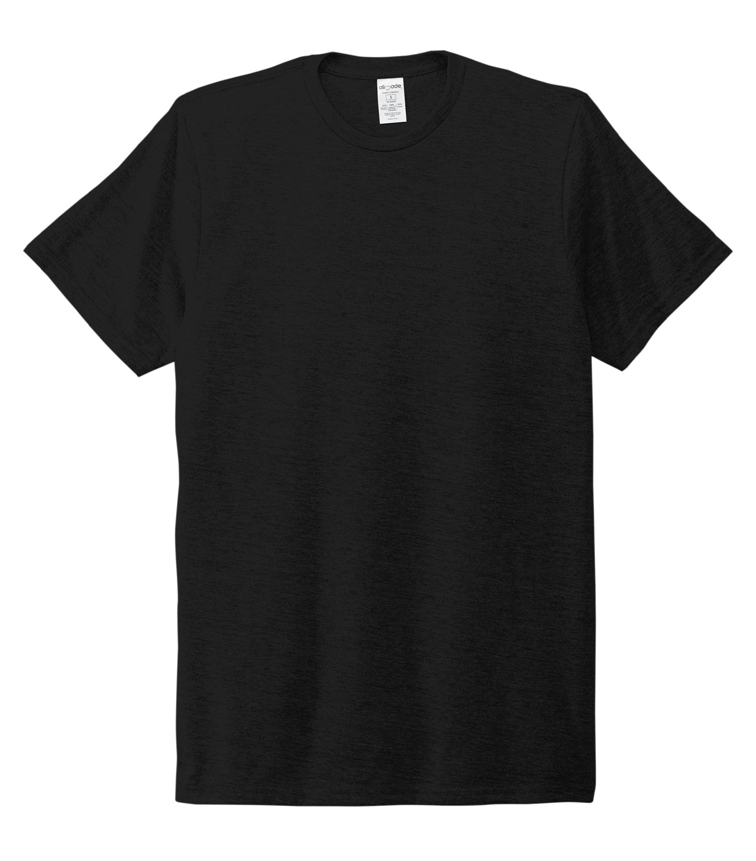 Allmade UNISEX TRI-BLEND TEE (AL2004CA) - Deep Black