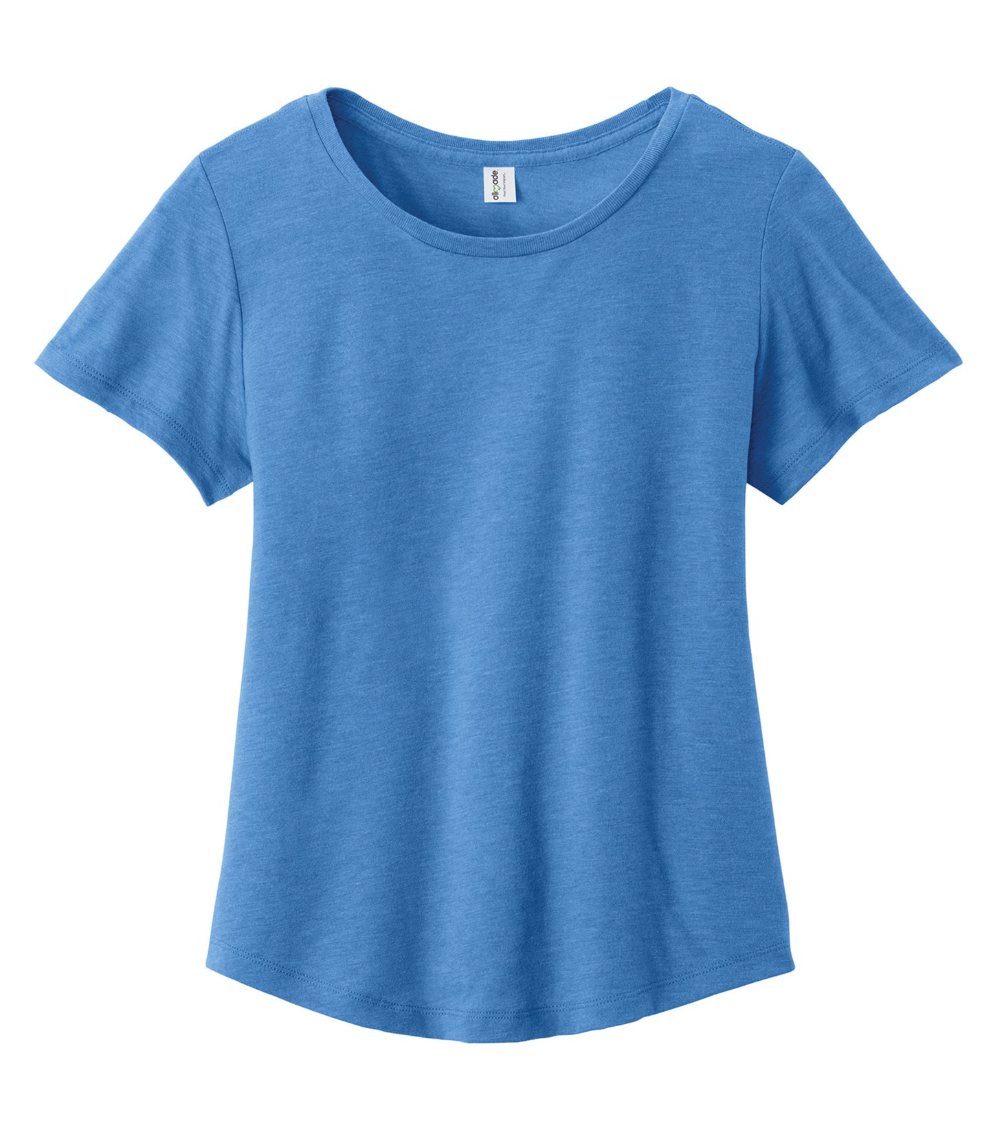 Allmade WOMEN'S RELAXED TRI-BLEND SCOOP NECK TEE (AL2015CA) - Azure Blue