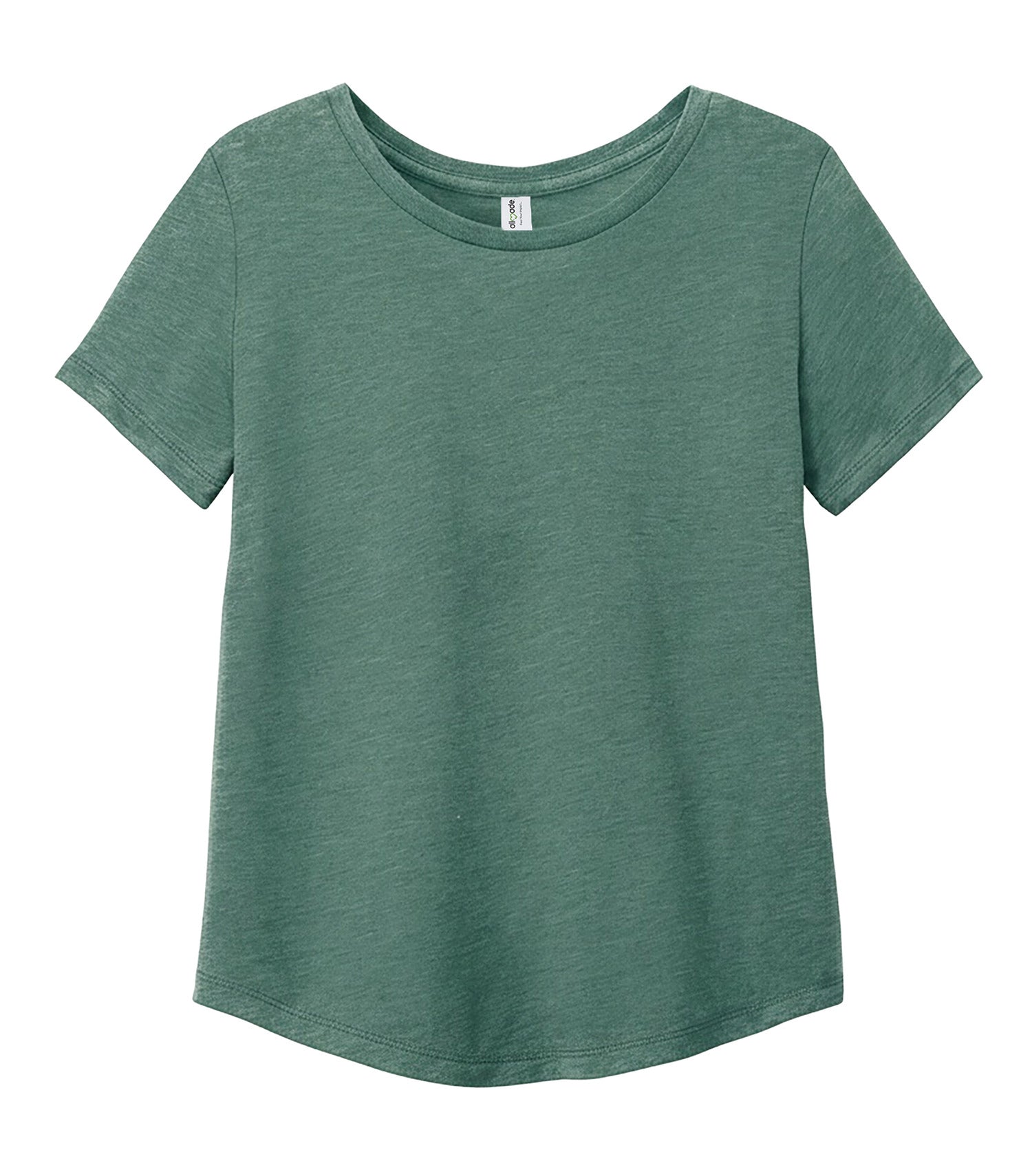 Allmade WOMEN'S RELAXED TRI-BLEND SCOOP NECK TEE (AL2015CA) - Deep Sea Green