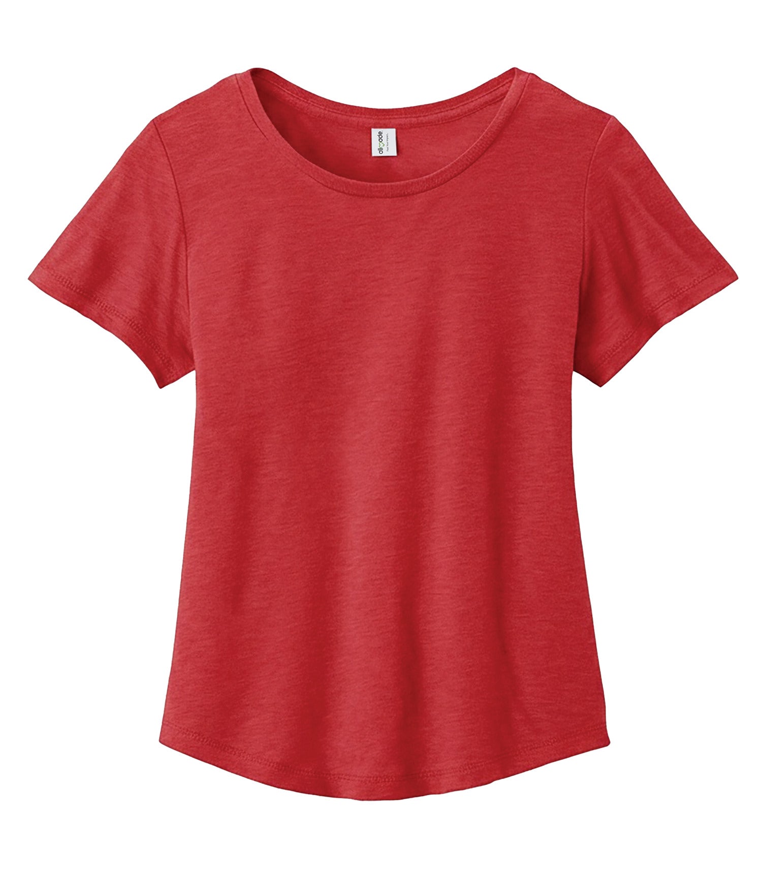 Allmade WOMEN'S RELAXED TRI-BLEND SCOOP NECK TEE (AL2015CA) - Rise Up Red