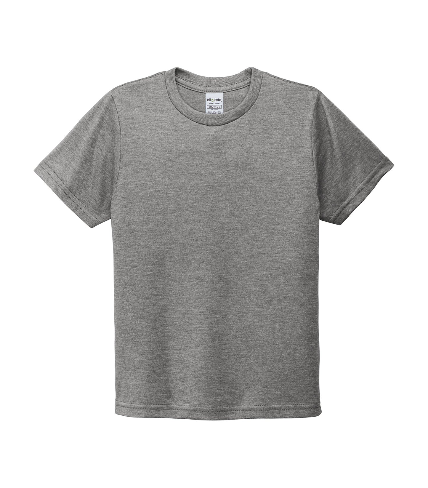 Allmade YOUTH TRI-BLEND TEE (AL207CA) - Aluminum Grey