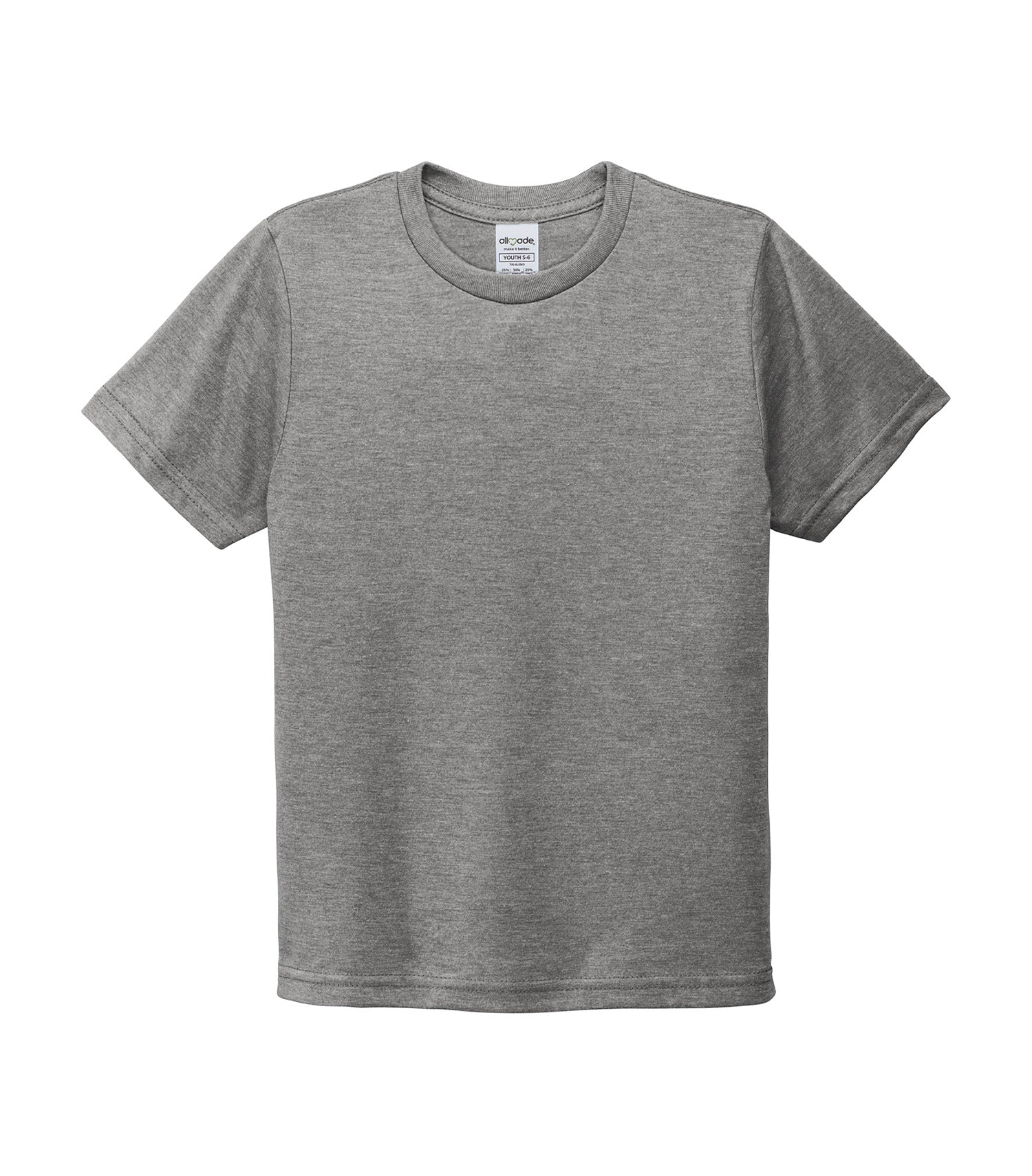 Allmade YOUTH TRI-BLEND TEE (AL207CA) - Aluminum Grey