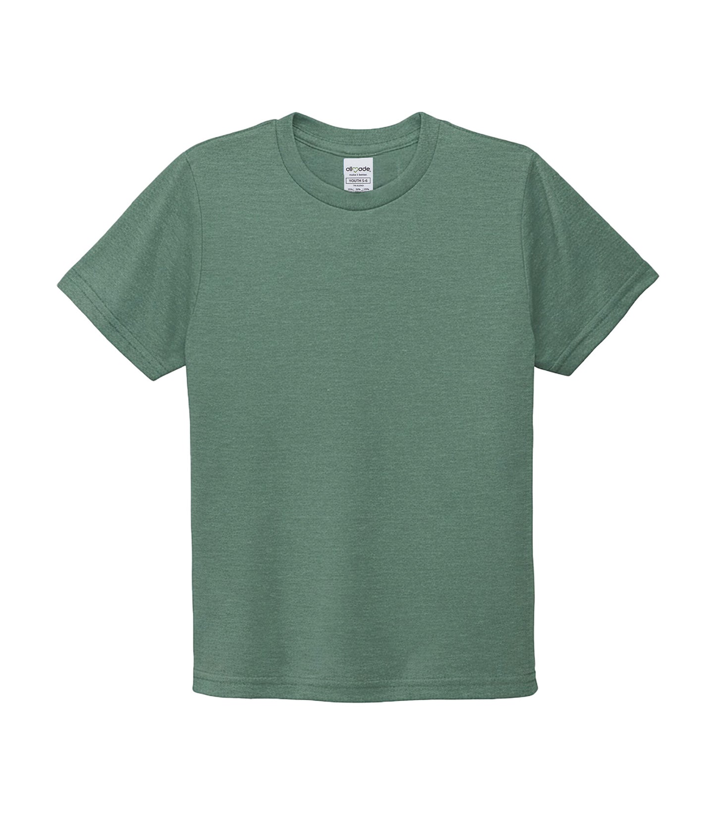 Allmade YOUTH TRI-BLEND TEE (AL207CA) - Deep Sea Green