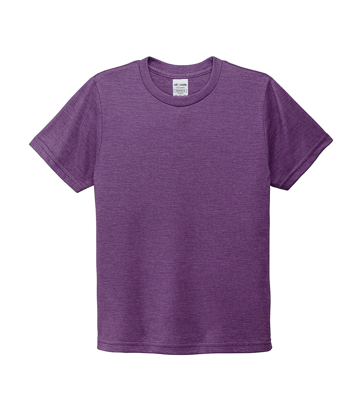 Allmade YOUTH TRI-BLEND TEE (AL207CA) - Huckleberry