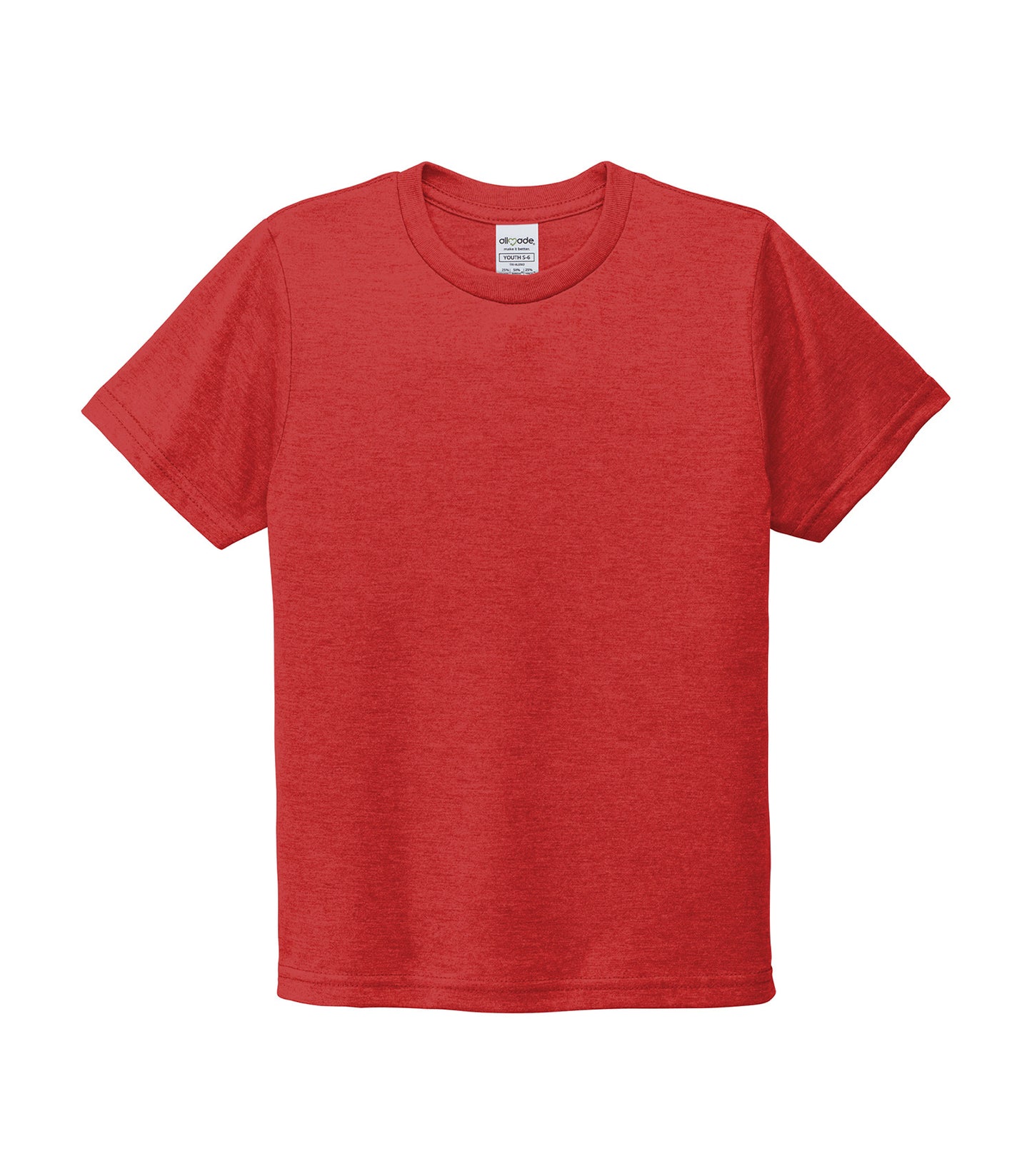 Allmade YOUTH TRI-BLEND TEE (AL207CA) - Rise Up Red