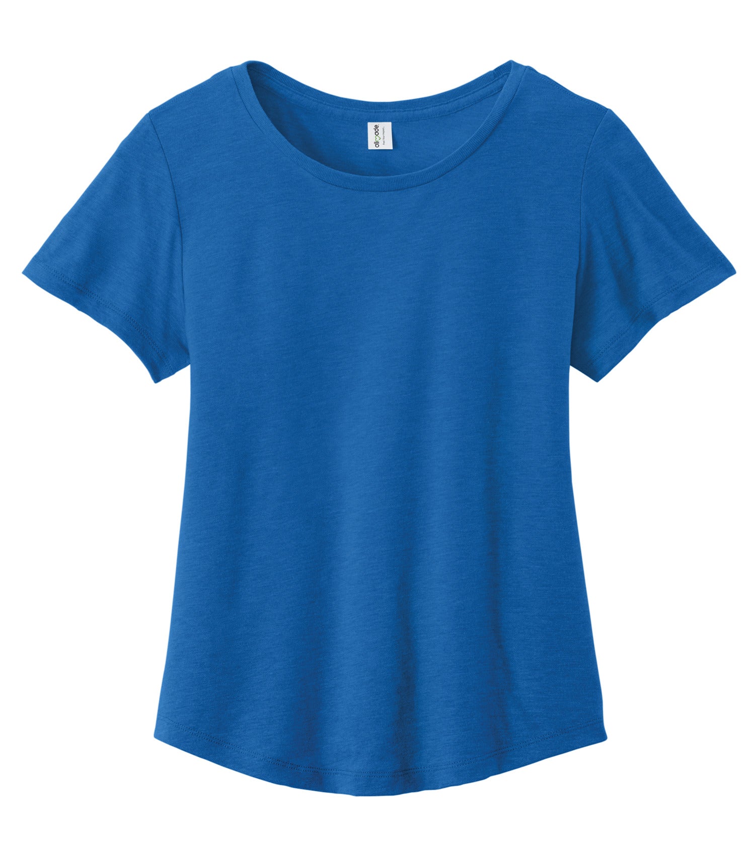 Allmade WOMEN'S RELAXED ORGANIC COTTON SCOOP NECK TEE (AL2108CA) - Beacon Blue