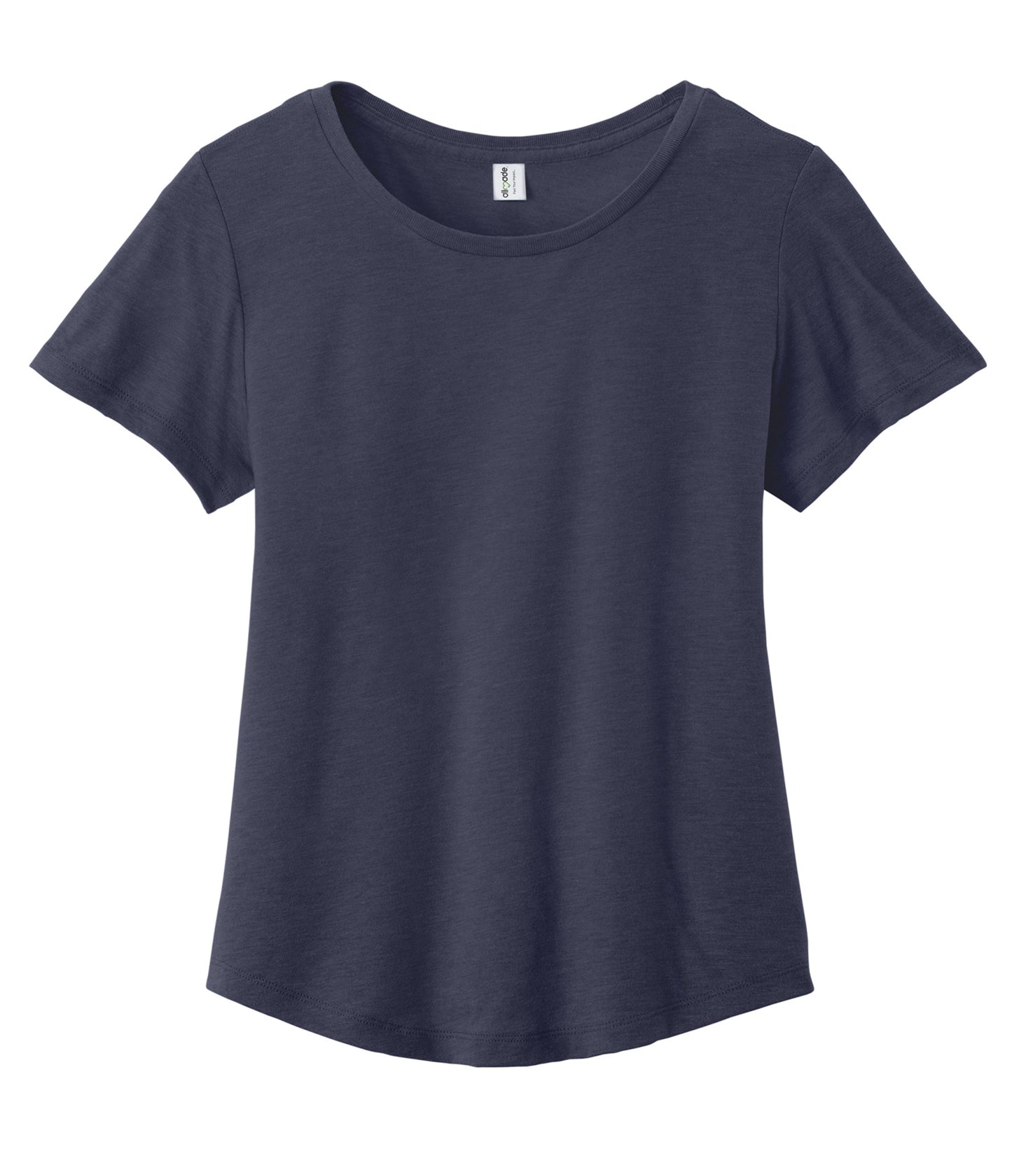 Allmade WOMEN'S RELAXED ORGANIC COTTON SCOOP NECK TEE (AL2108CA) - Night Sky Navy