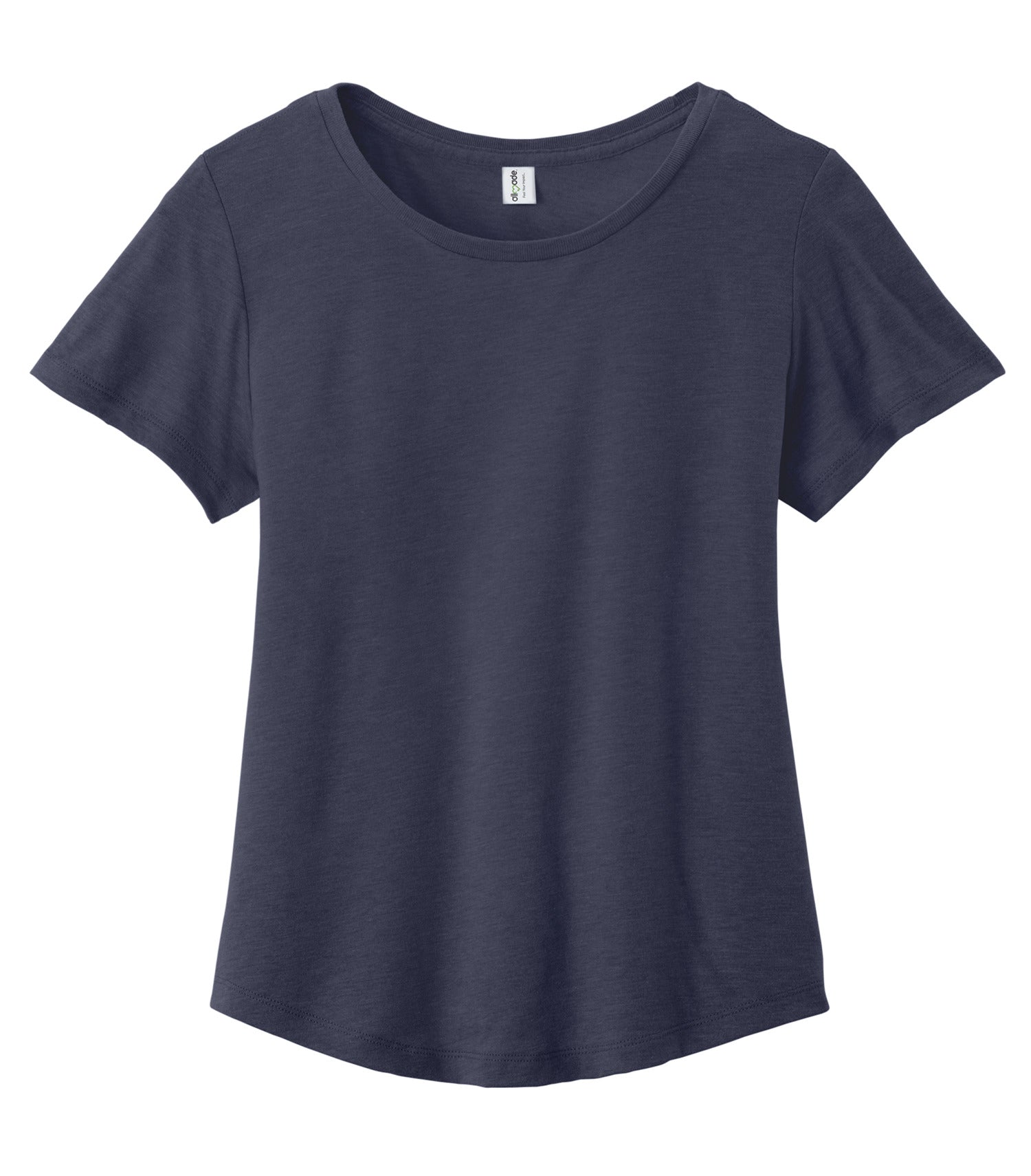 Allmade WOMEN'S RELAXED ORGANIC COTTON SCOOP NECK TEE (AL2108CA) - Night Sky Navy
