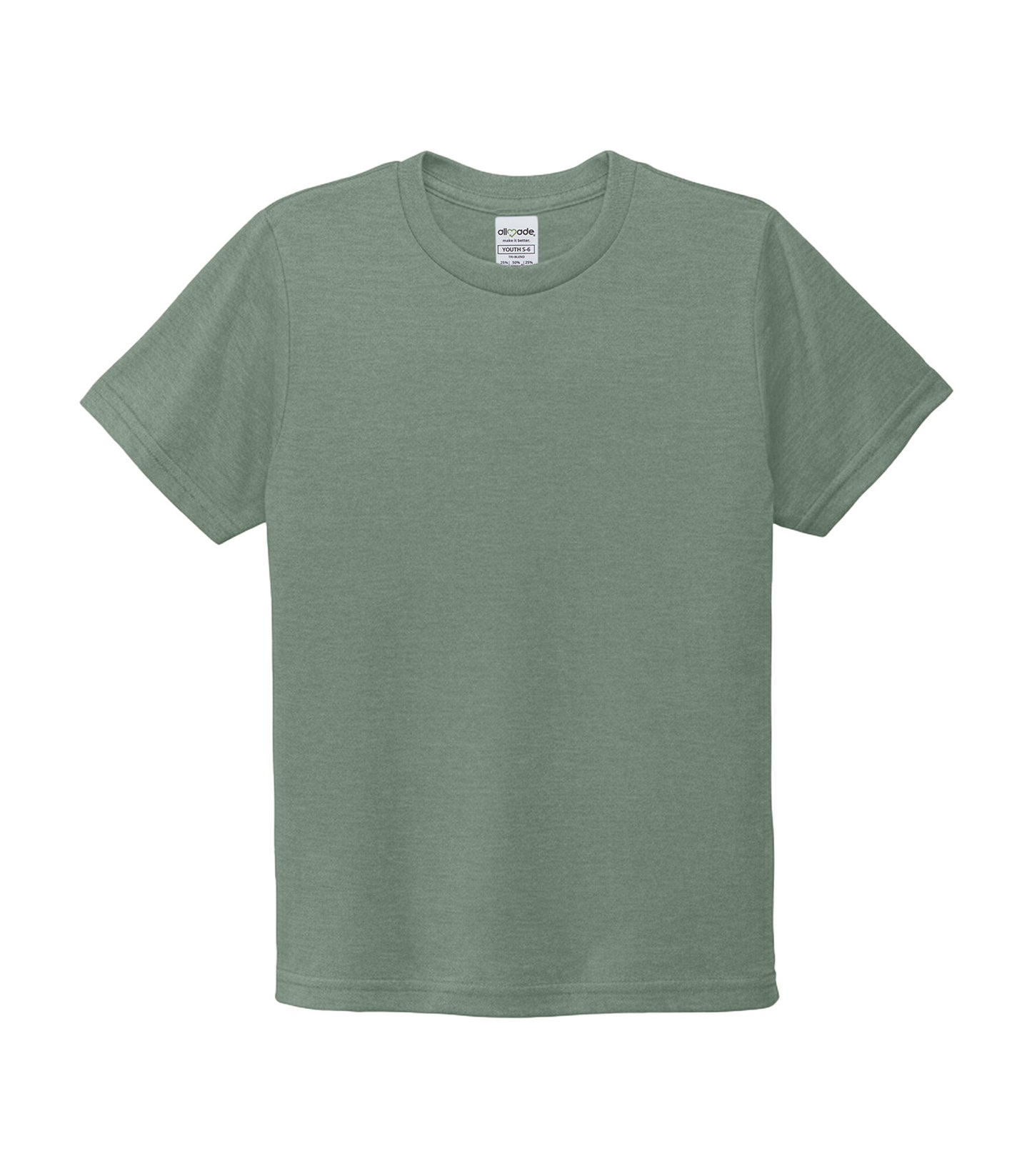 Allmade YOUTH ORGANIC COTTON TEE (AL210CA) - Matcha Green
