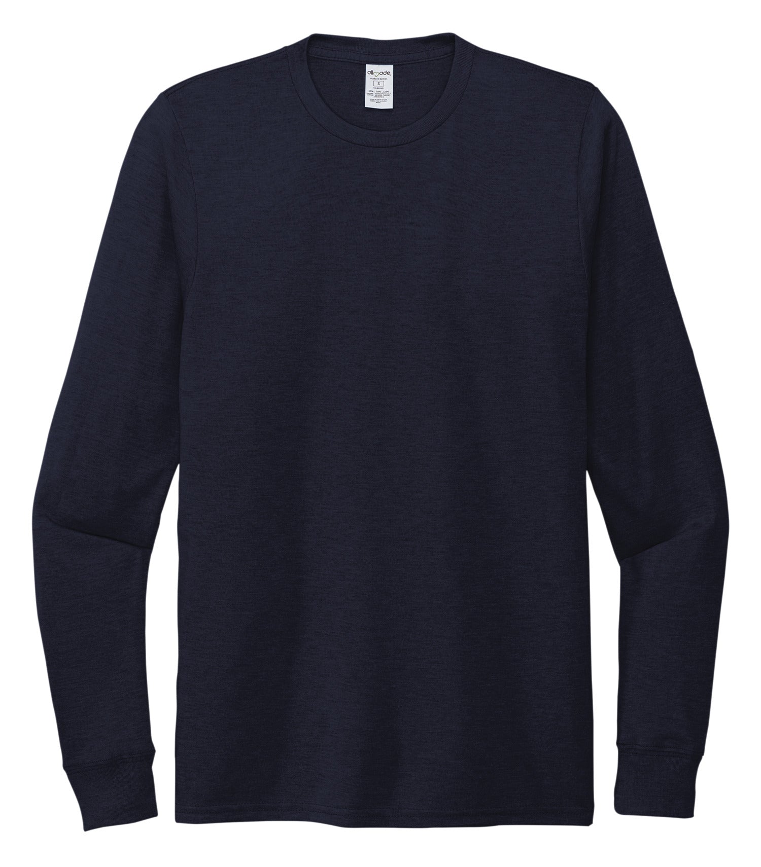 Allmade UNISEX TRI-BLEND LONG SLEEVE TEE (AL6004CA) - Night Sky Navy