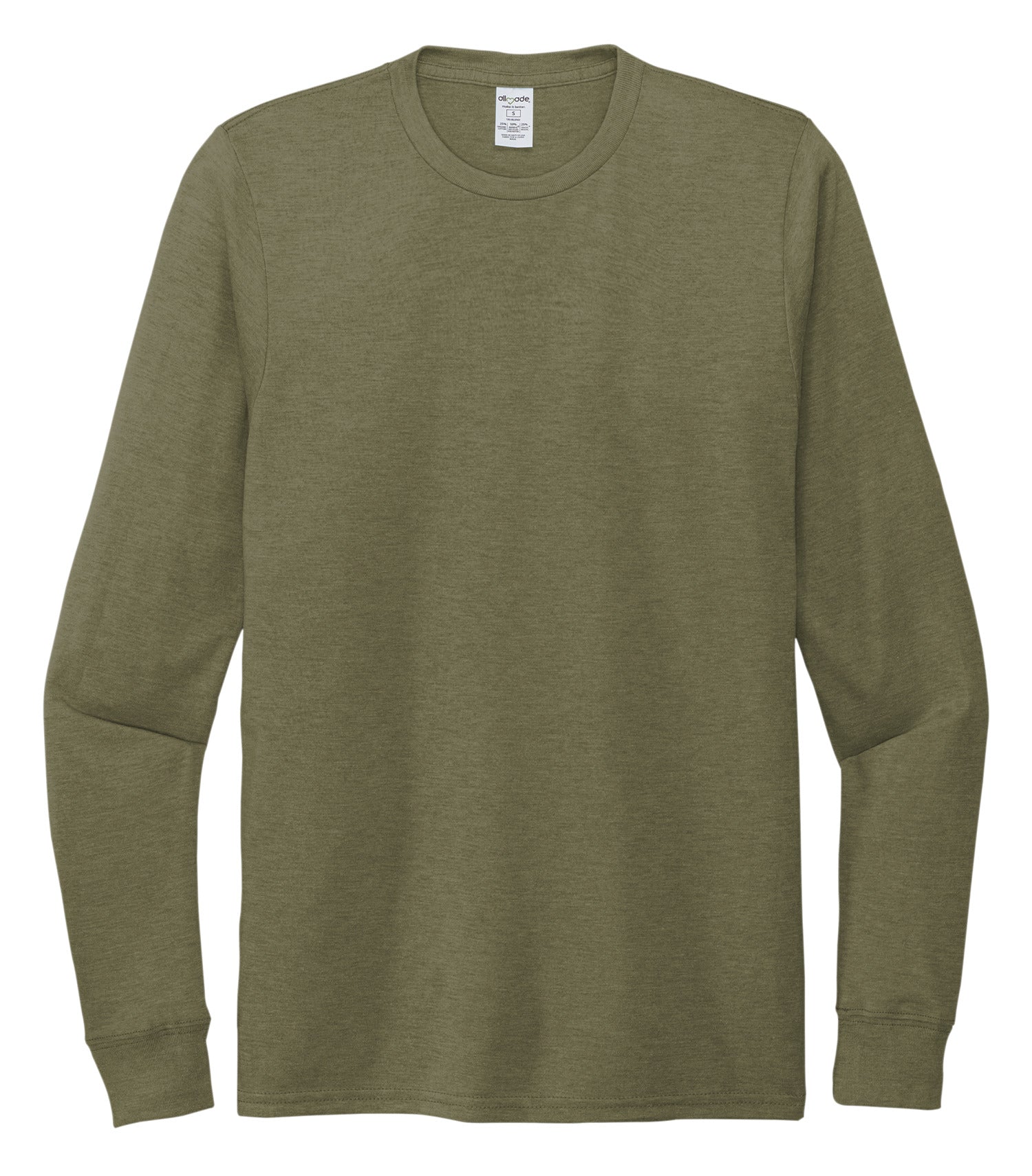 Allmade UNISEX TRI-BLEND LONG SLEEVE TEE (AL6004CA) - Olive You Green