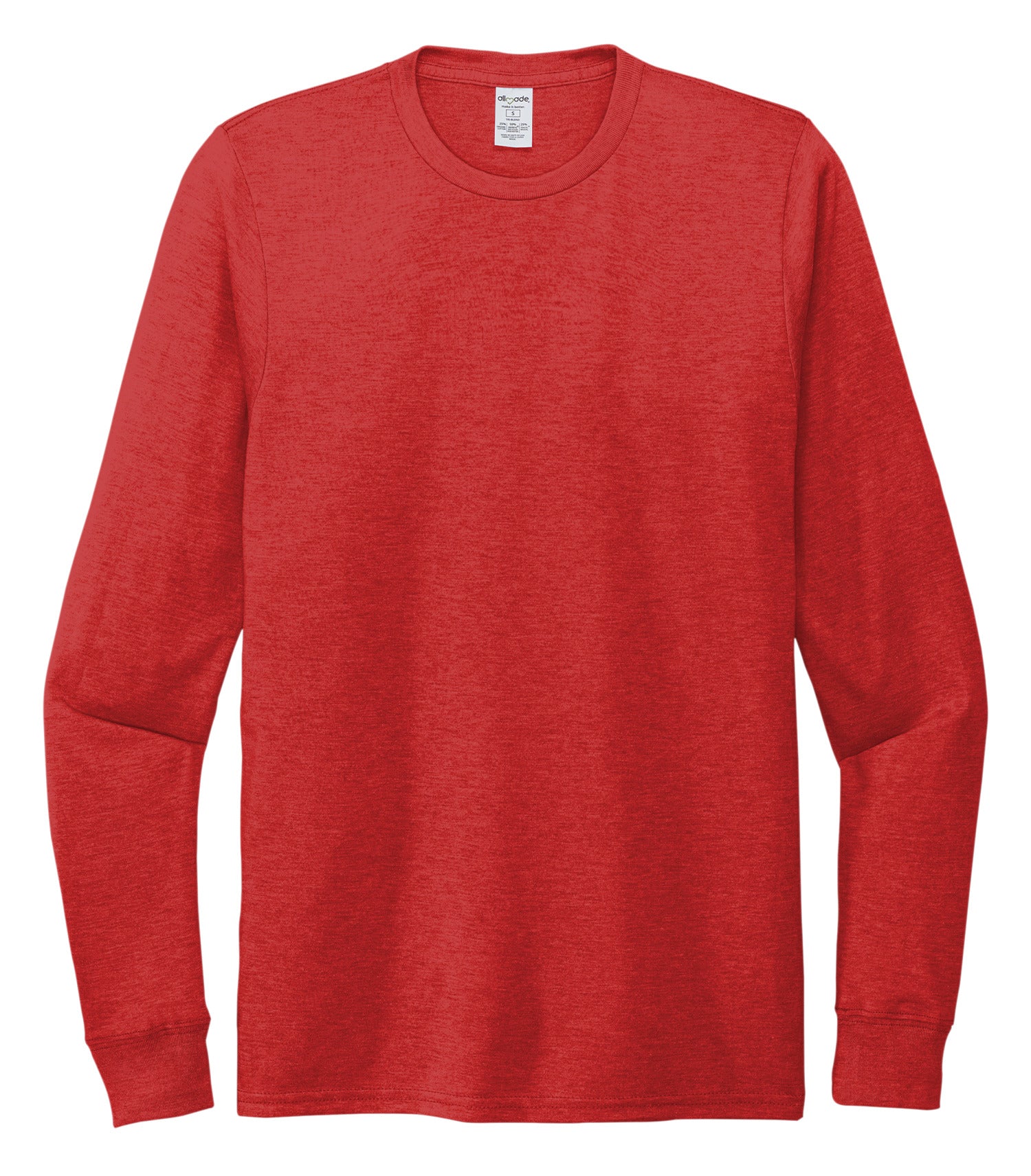 Allmade UNISEX TRI-BLEND LONG SLEEVE TEE (AL6004CA) - Rise Up Red