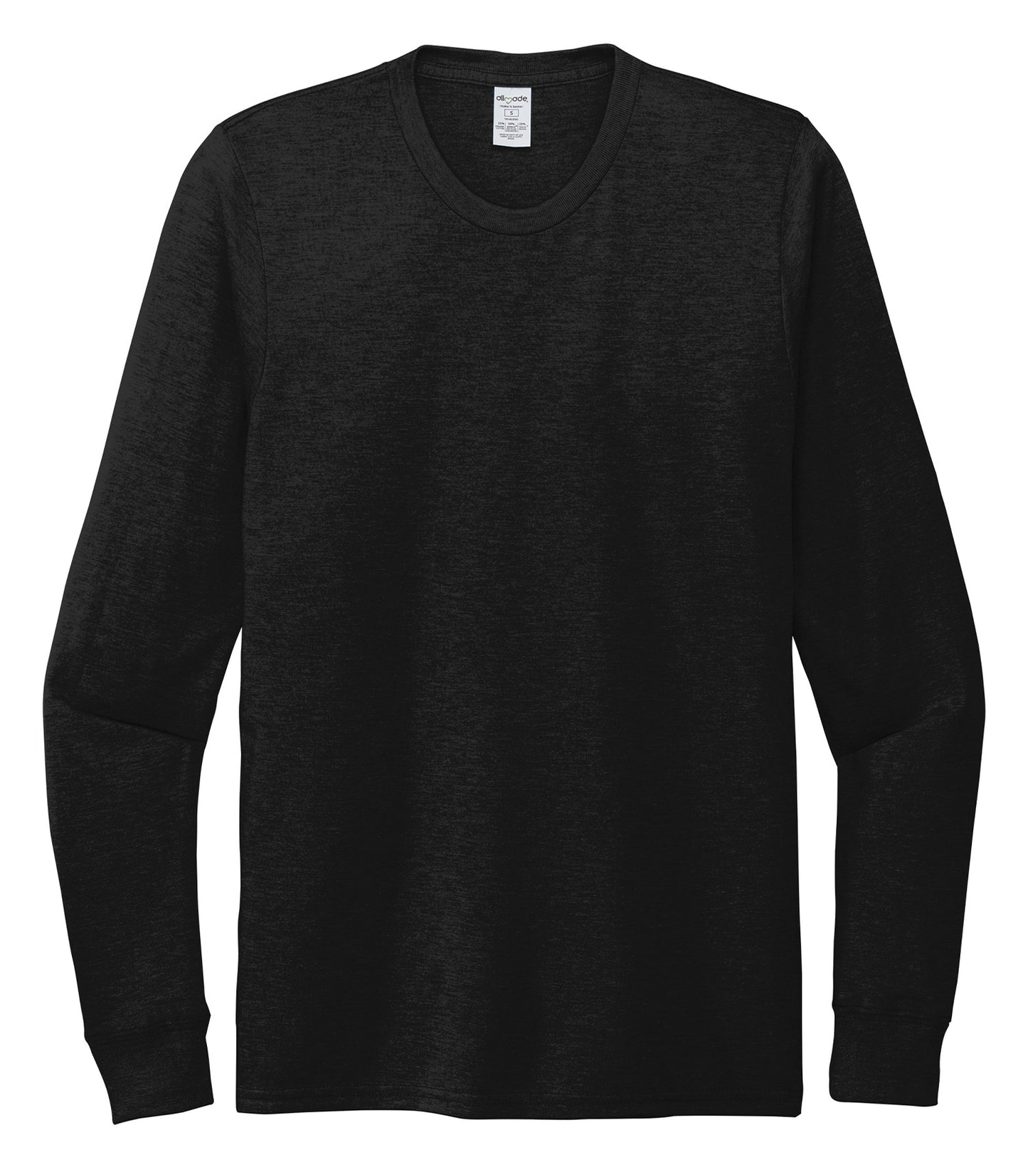 Allmade UNISEX TRI-BLEND LONG SLEEVE TEE (AL6004CA) - Space Black