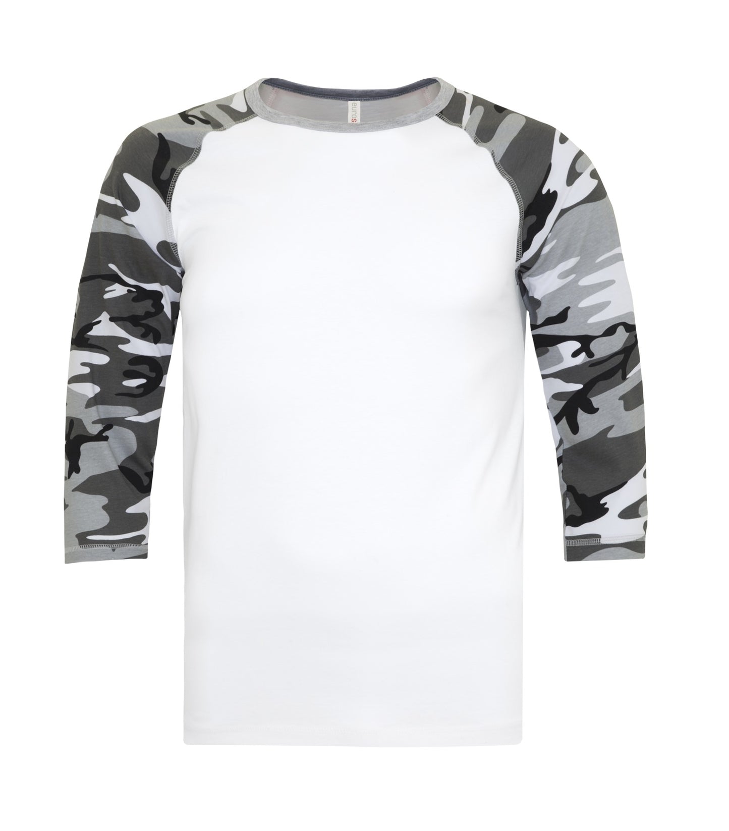 ATC RING SPUN BASEBALL TEE (ATC0822) - Greycamo