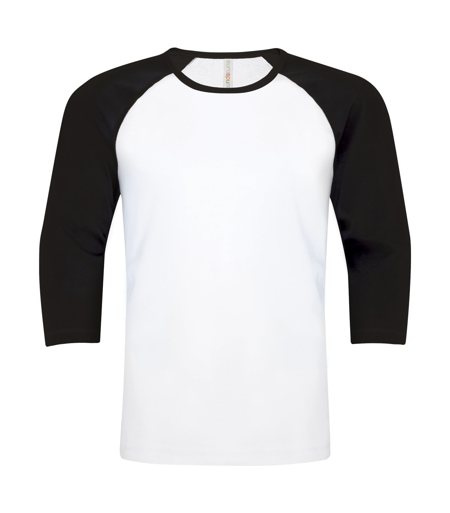 ATC RING SPUN BASEBALL TEE (ATC0822) - Whiteblack