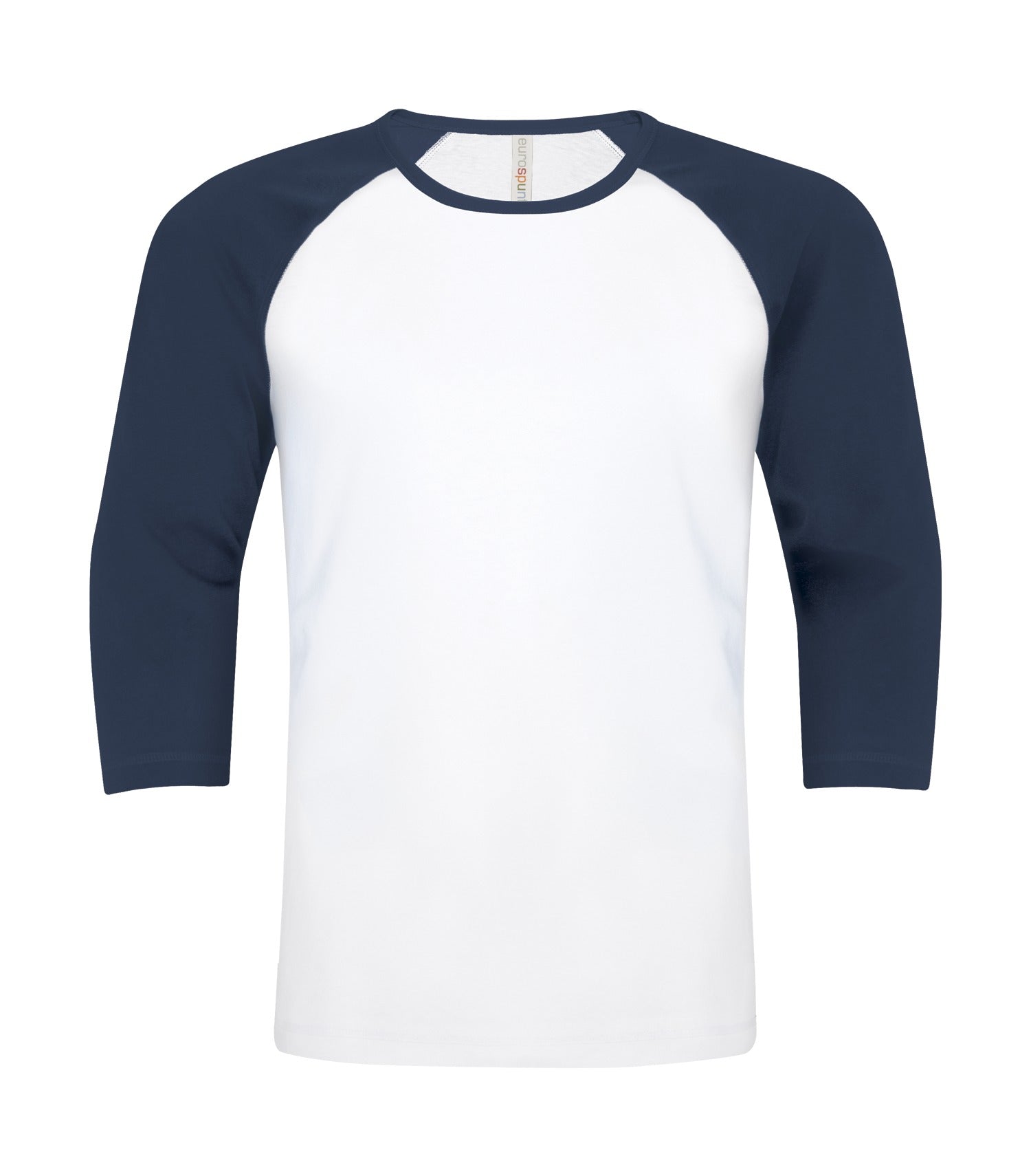 ATC RING SPUN BASEBALL TEE (ATC0822) - Whitetruenavy