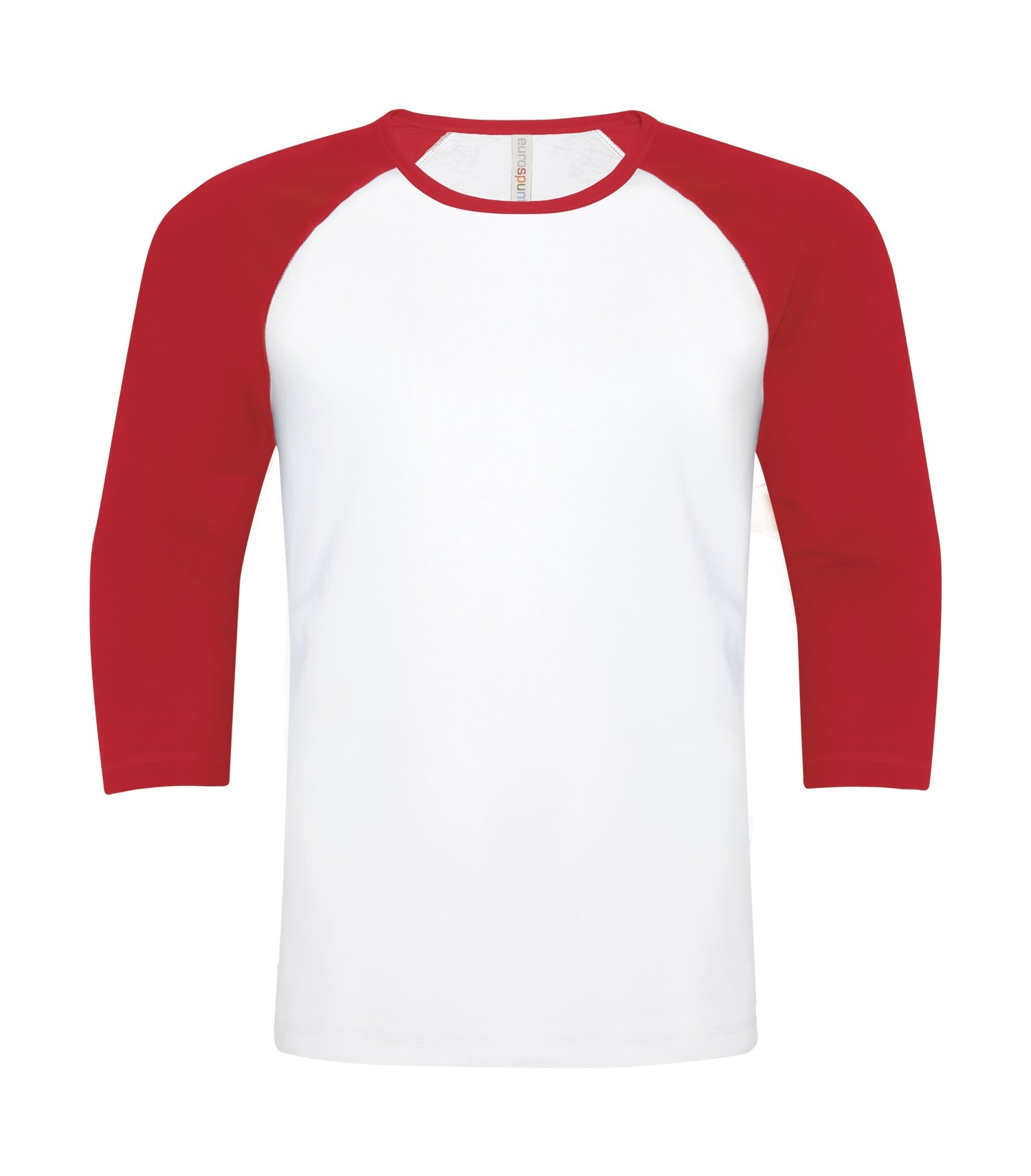 ATC RING SPUN BASEBALL TEE (ATC0822) - Whitetruered