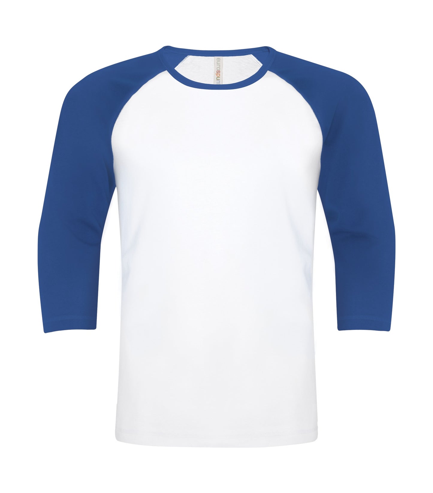 ATC RING SPUN BASEBALL TEE (ATC0822) - Whitetrueroyal