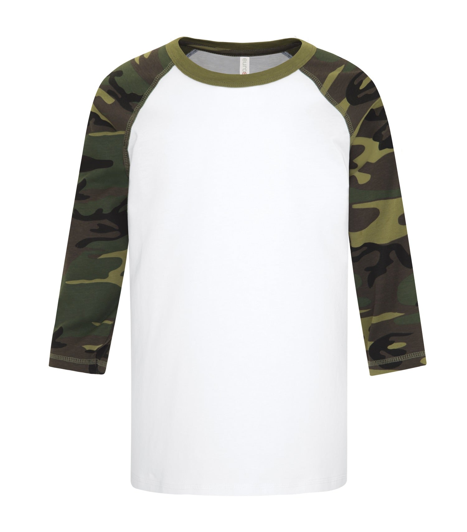 ATC RING SPUN BASEBALL YOUTH TEE (ATC0822Y) - Whitecamo