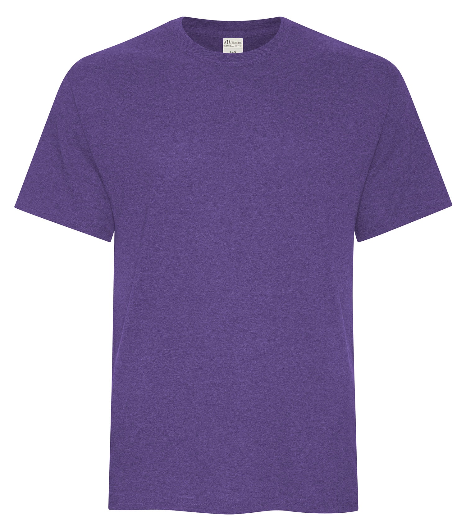 ATC EVERYDAY COTTON TEE (ATC1000) - Heather Purple