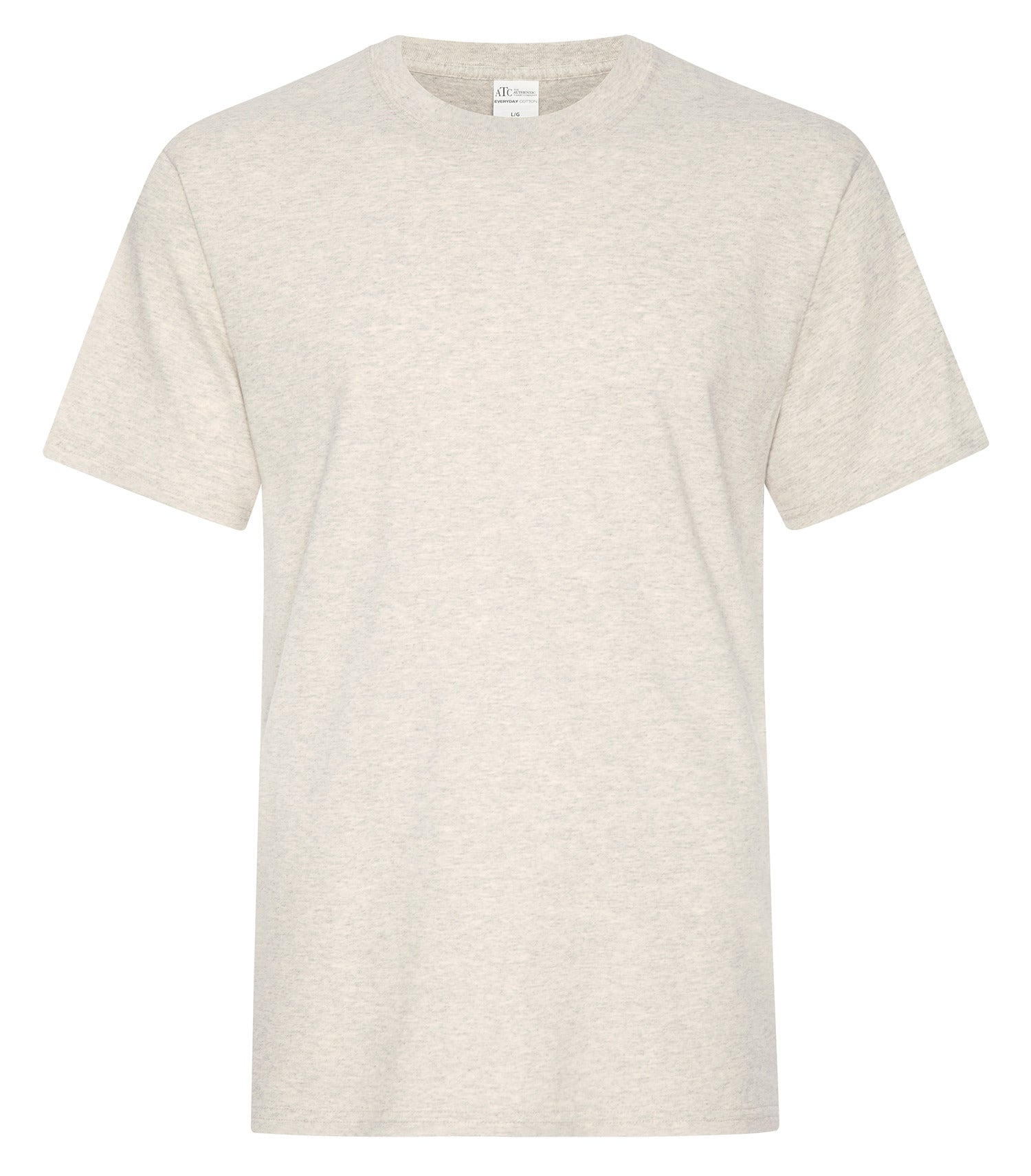 ATC EVERYDAY COTTON TEE (ATC1000) - Oatmeal Heather
